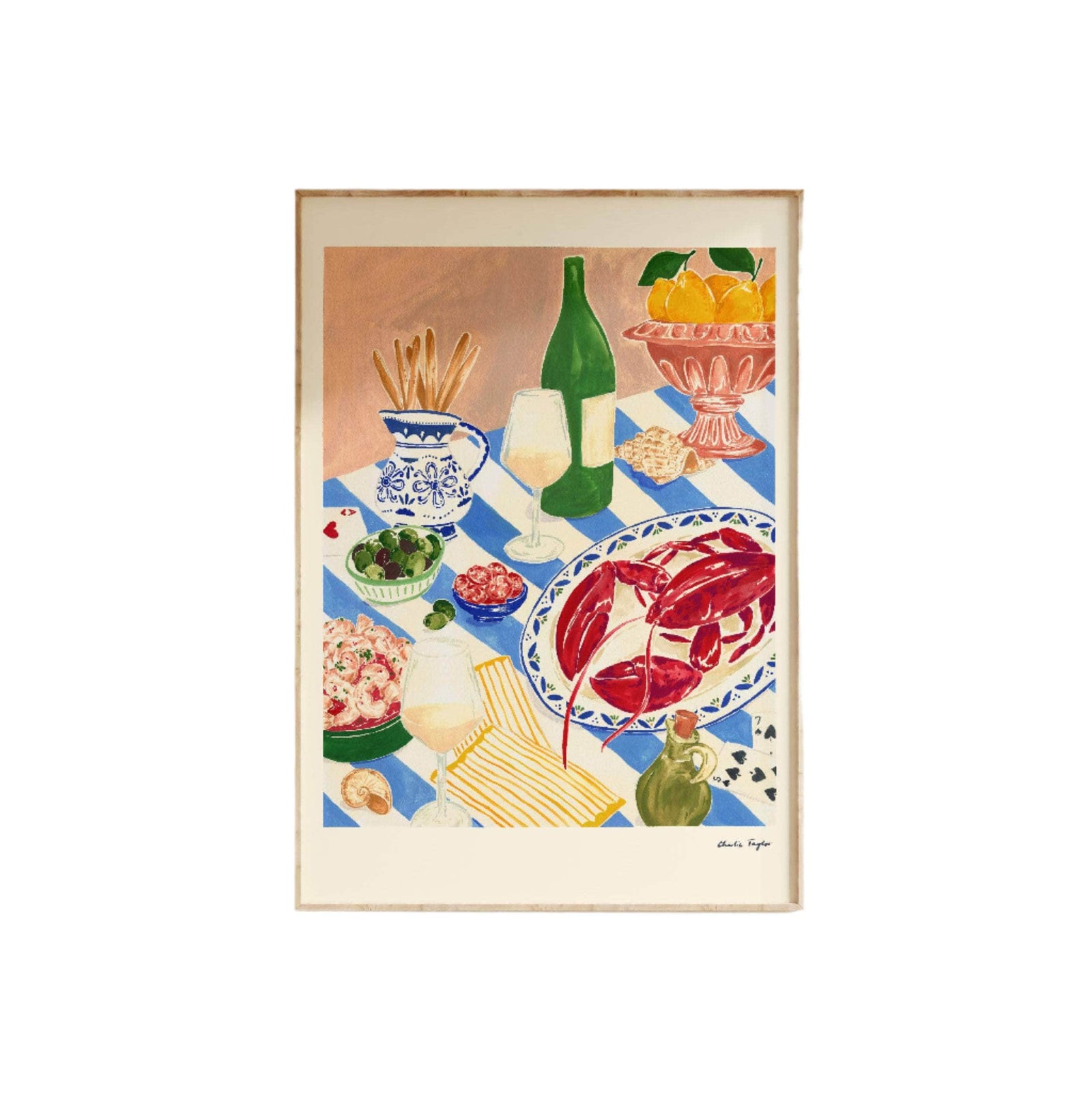 Lobster Lunch' Print