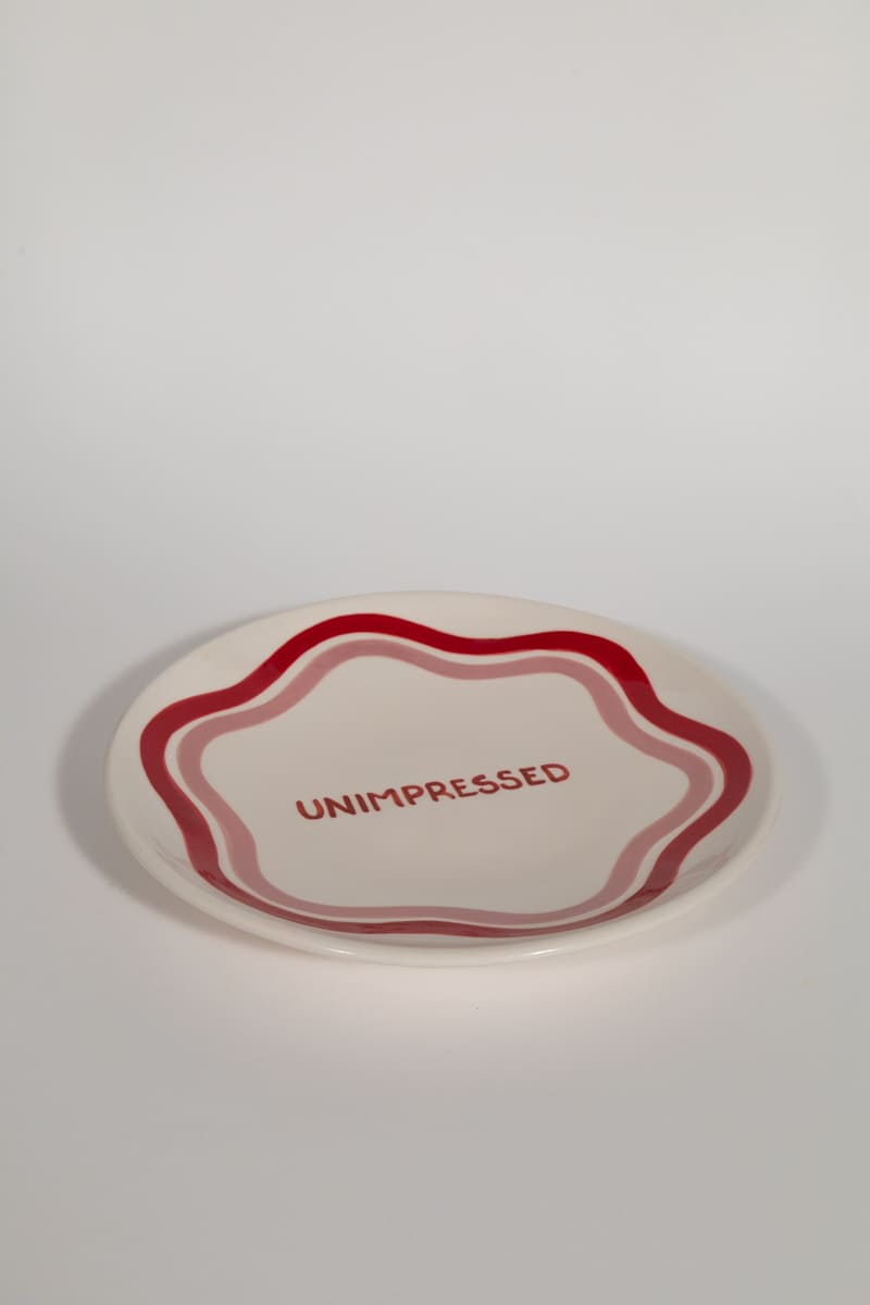 Unimpressed Dinner Plate