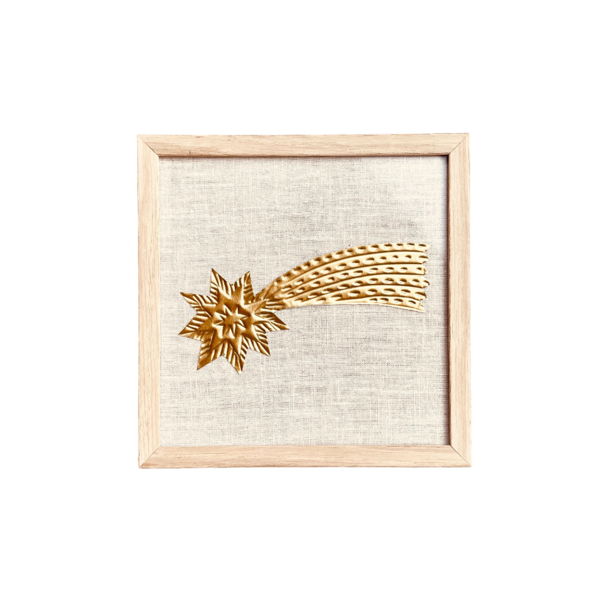 Gold Foil Art Piece - Shooting Star