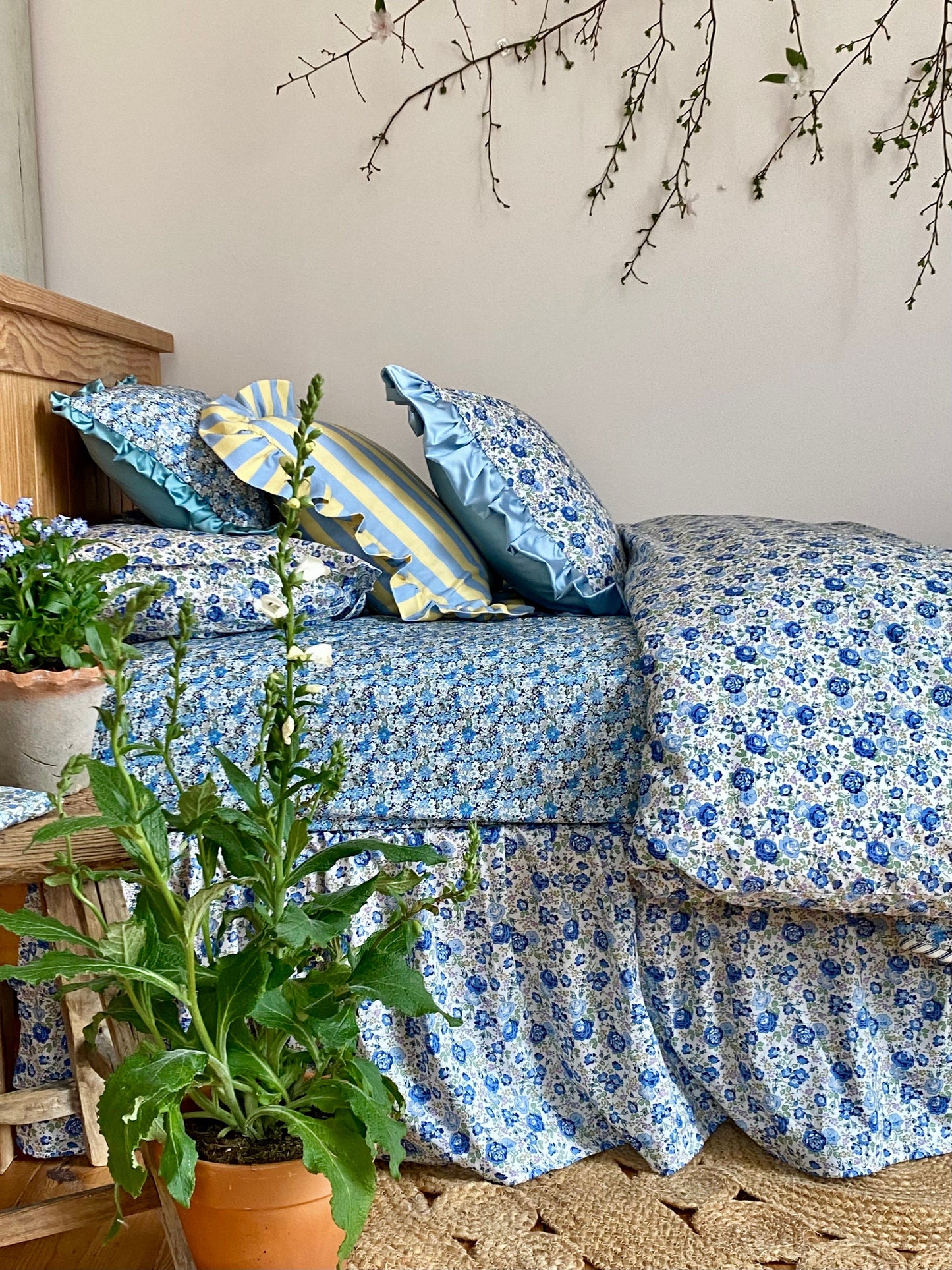 Set of Pillowcases made with Liberty Fabric 'Libby'