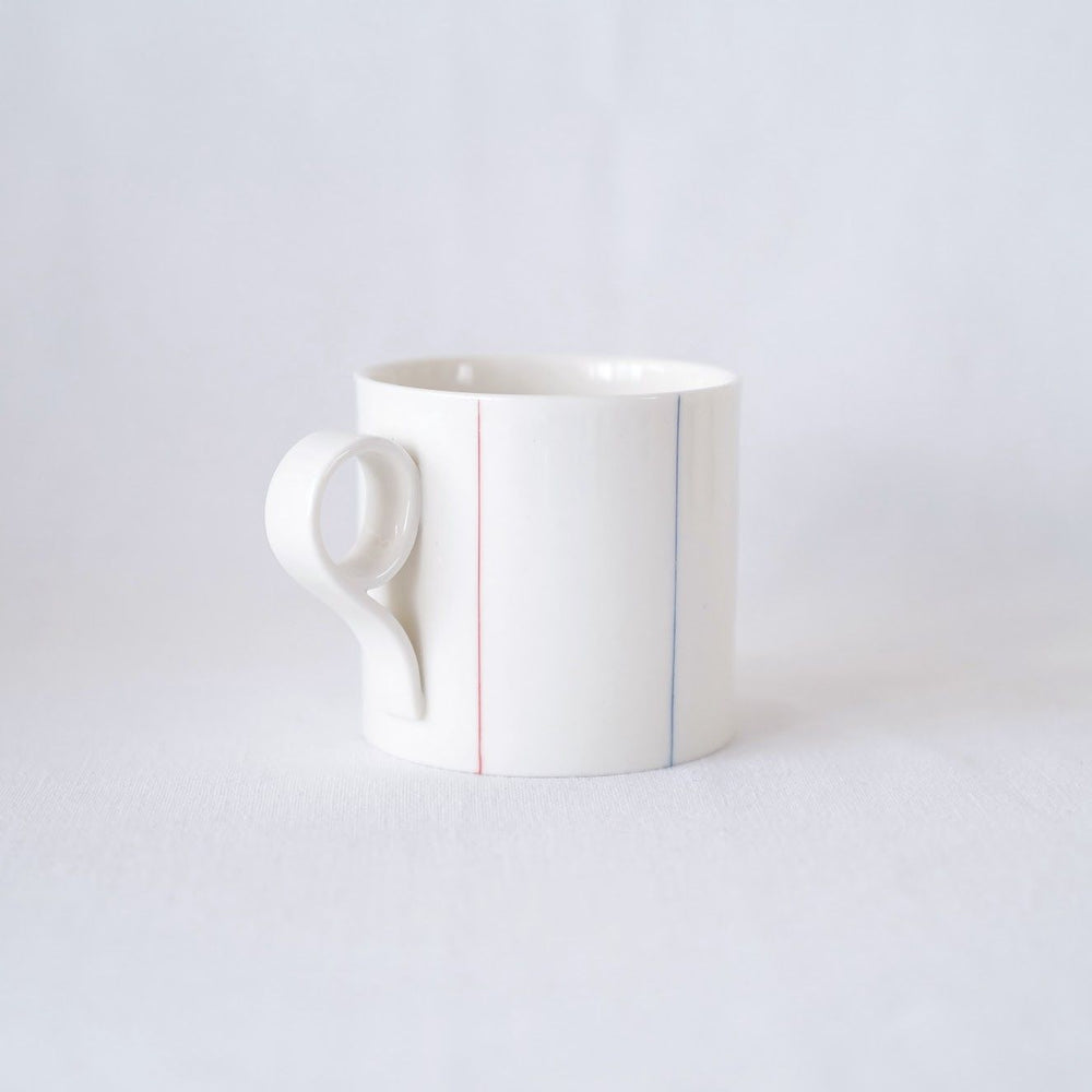 Medium Mug with Tricolour Stripes
