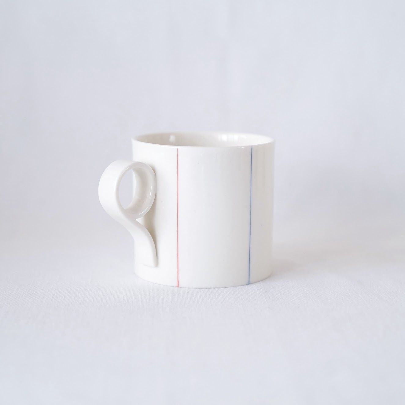 Medium Mug with Tricolour Stripes