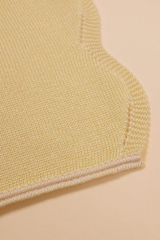 Knitted Table Runner