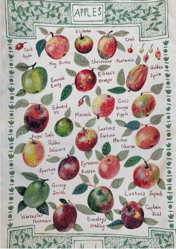 Apple Tea Towel