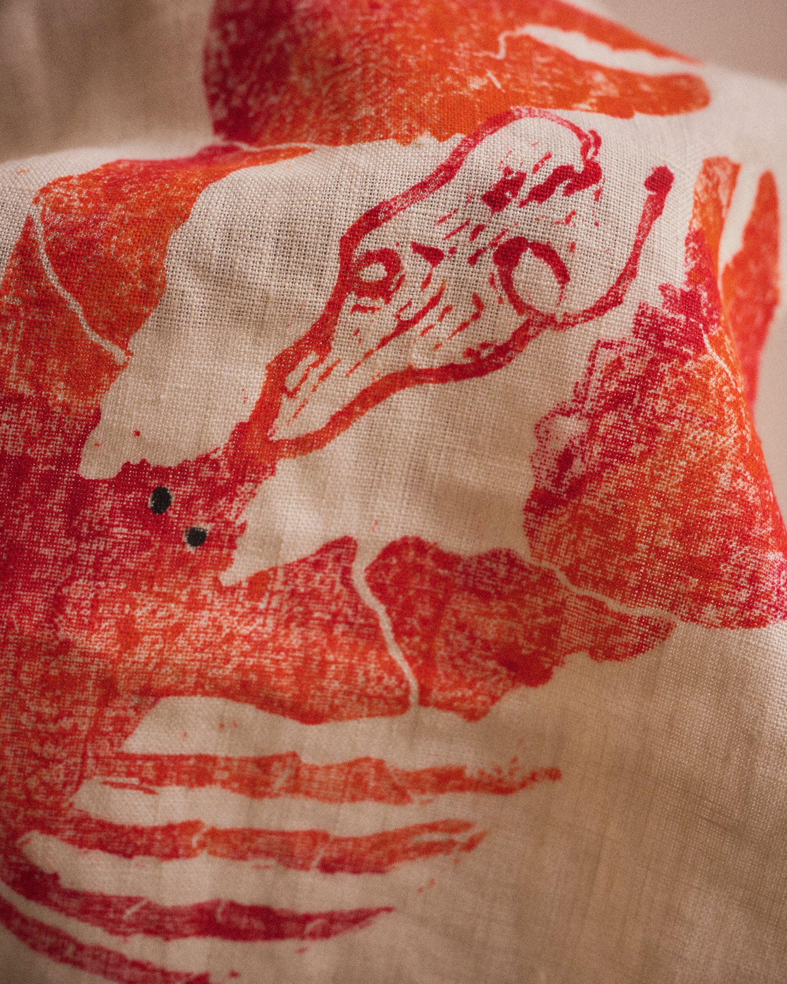 Lobster Napkins. Set of 4