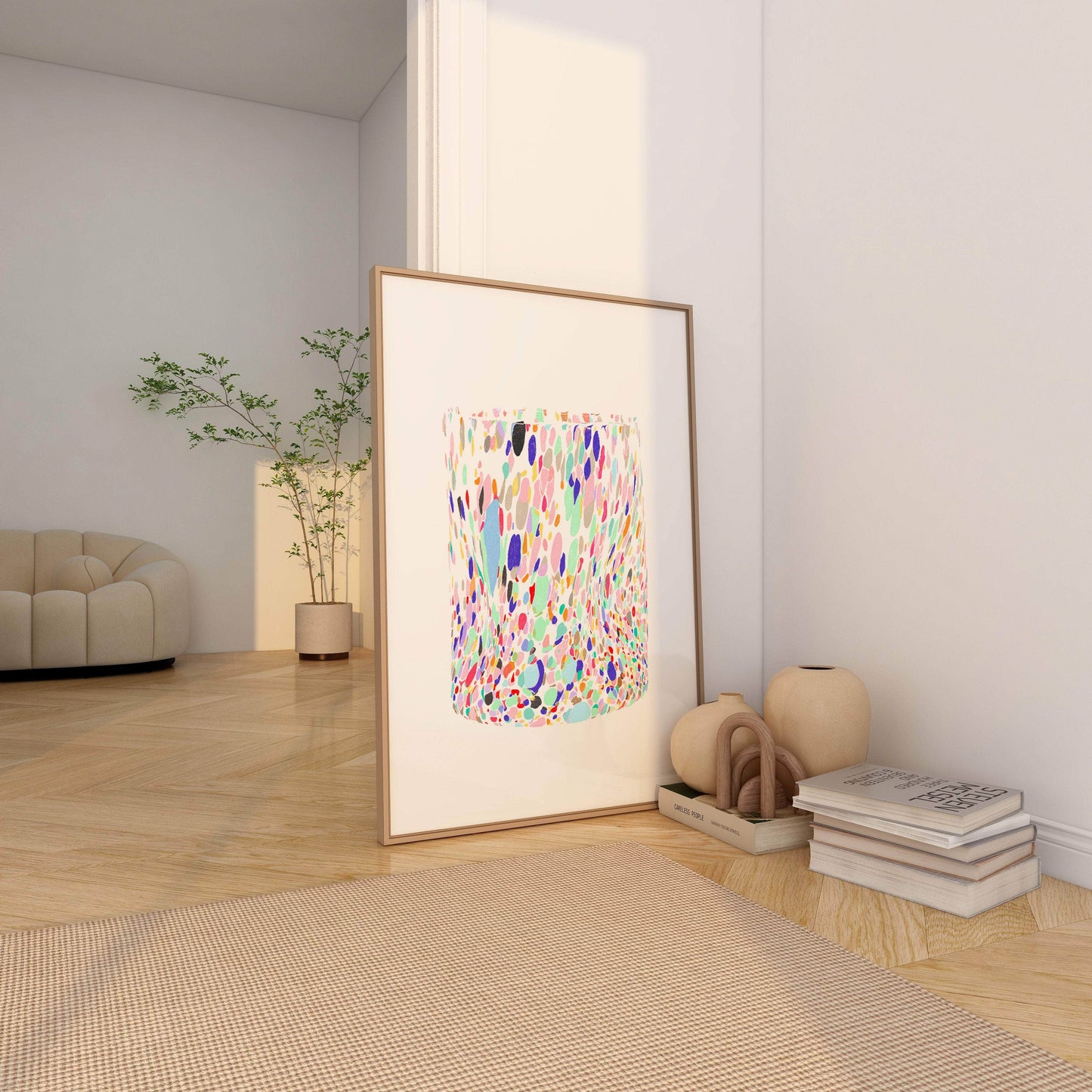 Speckled Glass Art Print