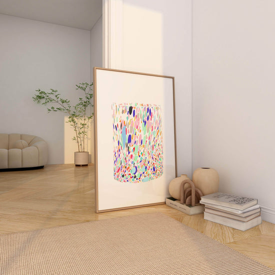 Speckled Glass Art Print