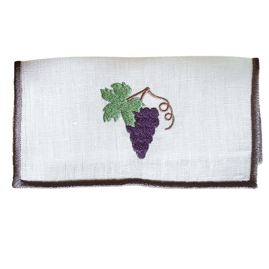 WINE NOT - Wine Embroidery Cocktail Napkin Set (set of 6)