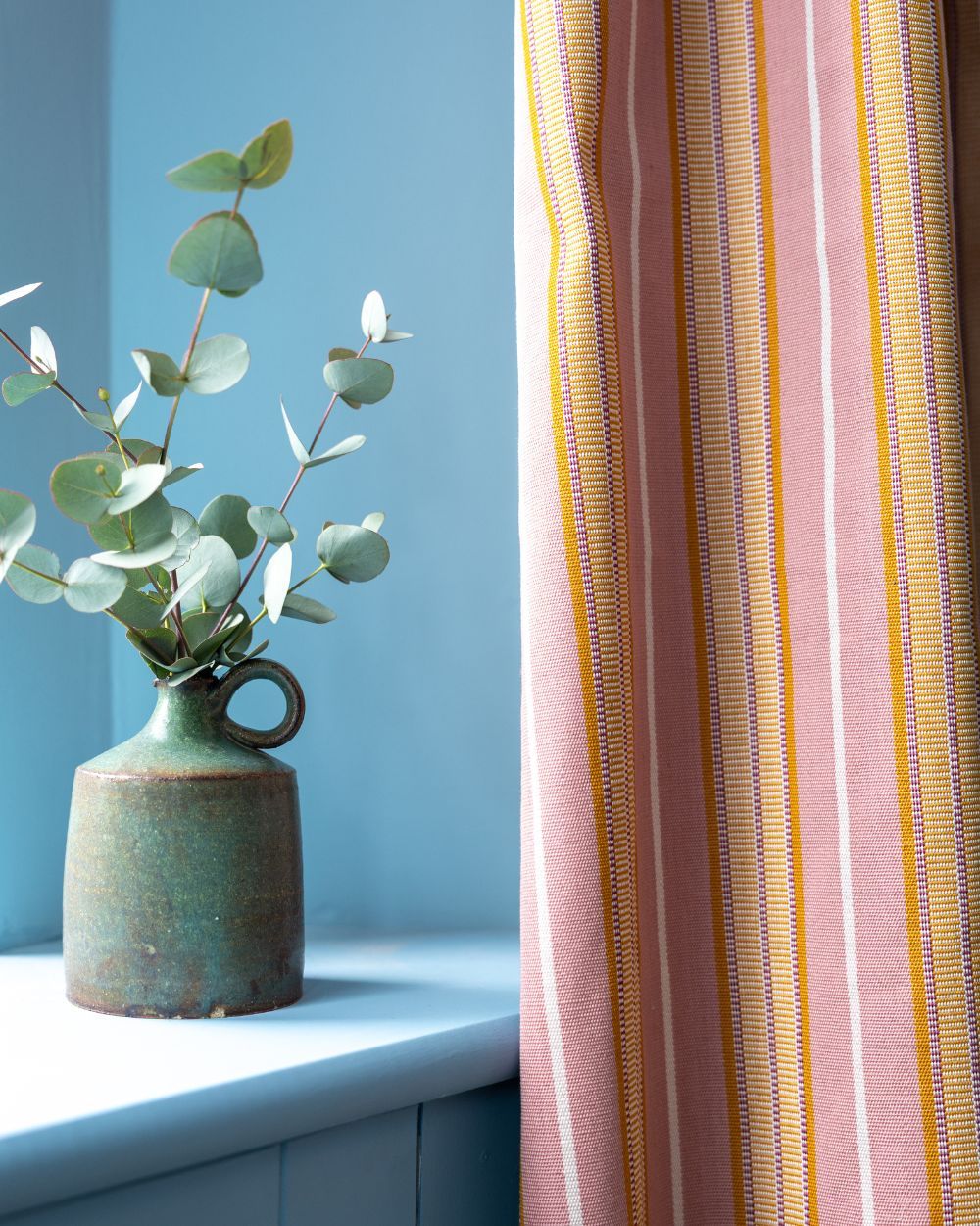 Aura Handwoven Stripe Fabric | Desert Sunrise