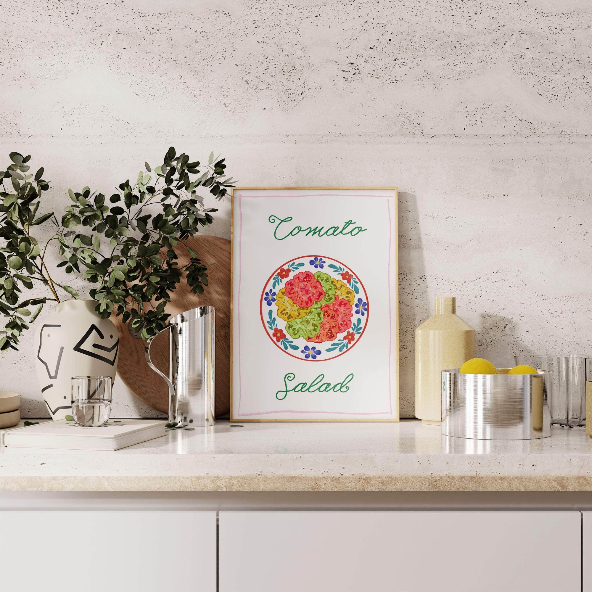 Tomato Salad Art Print