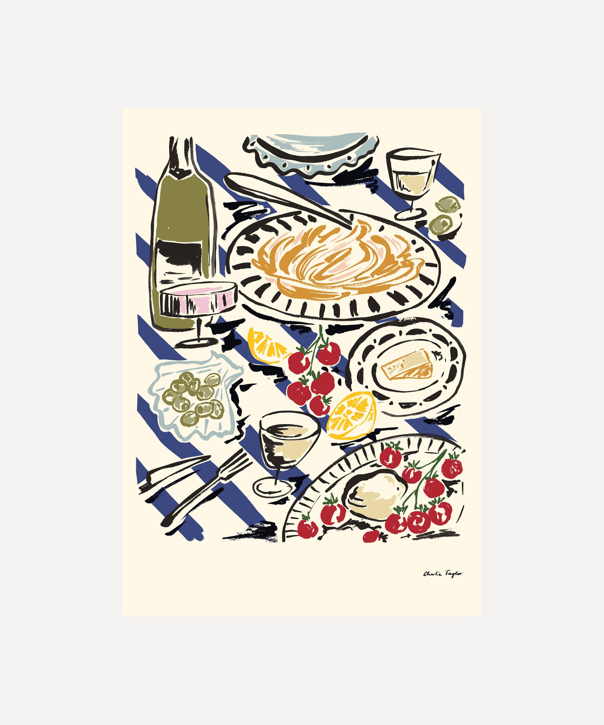 'Pasta Supper' Print
