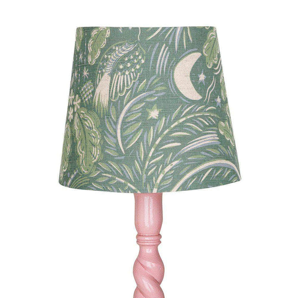 Staffordshire Empire Shade in Green and Blue Large