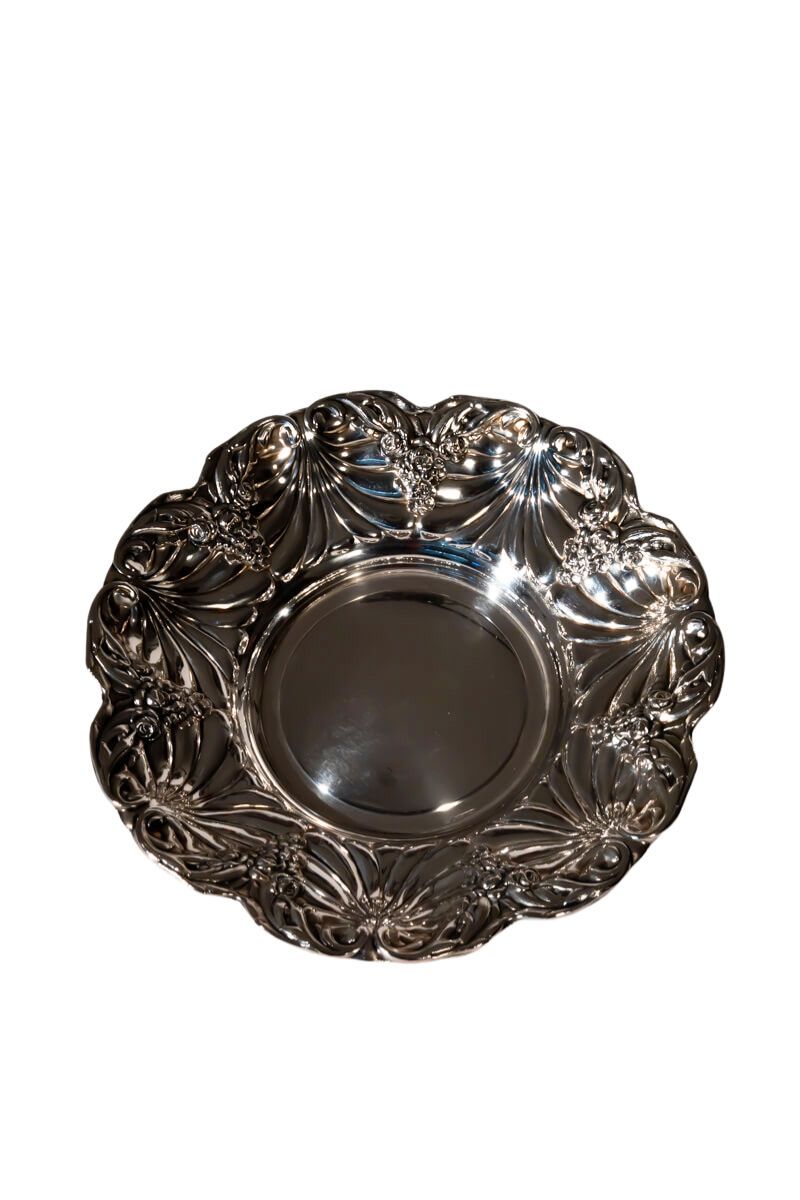 Vintage Mid-Century Floral Tray