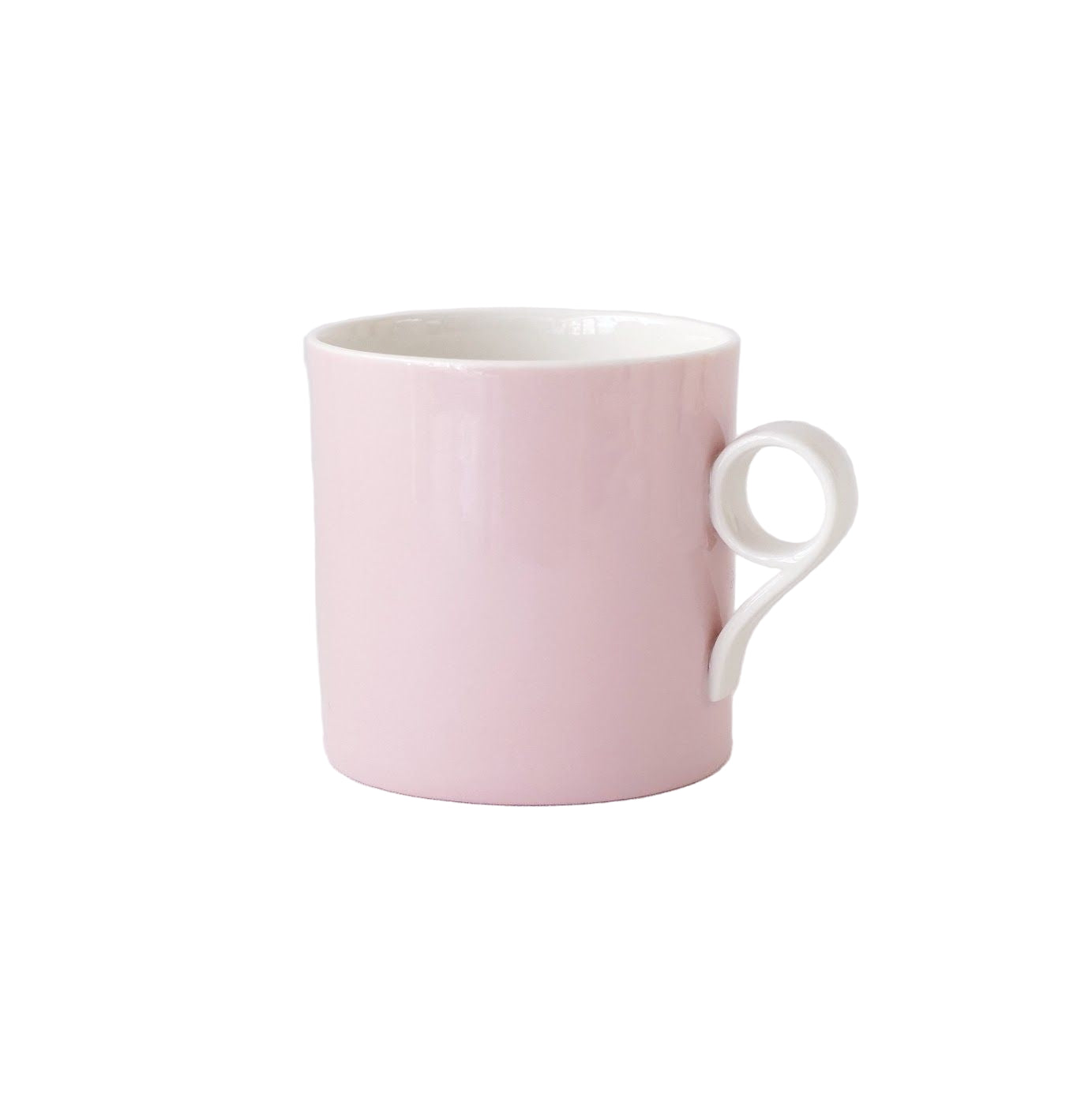 Large Mug in Pale Pink - Loop Handle