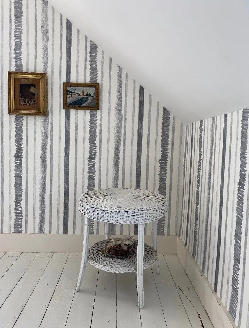 Pencil Stripe Wallpaper