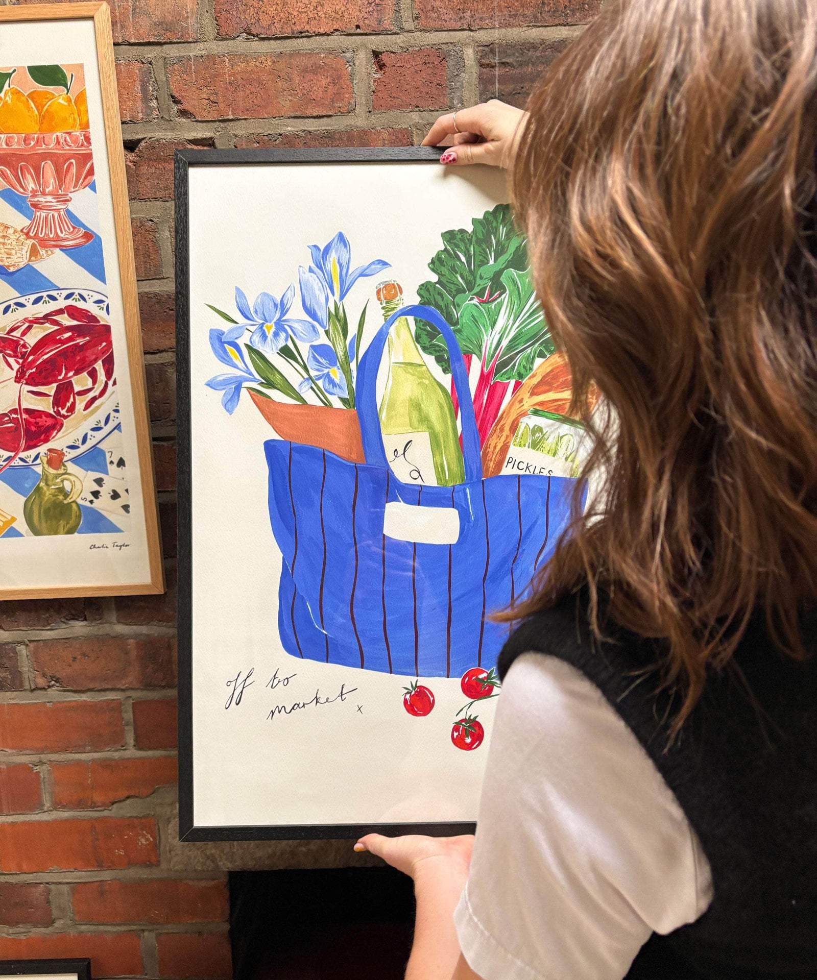 Off to Market' Print