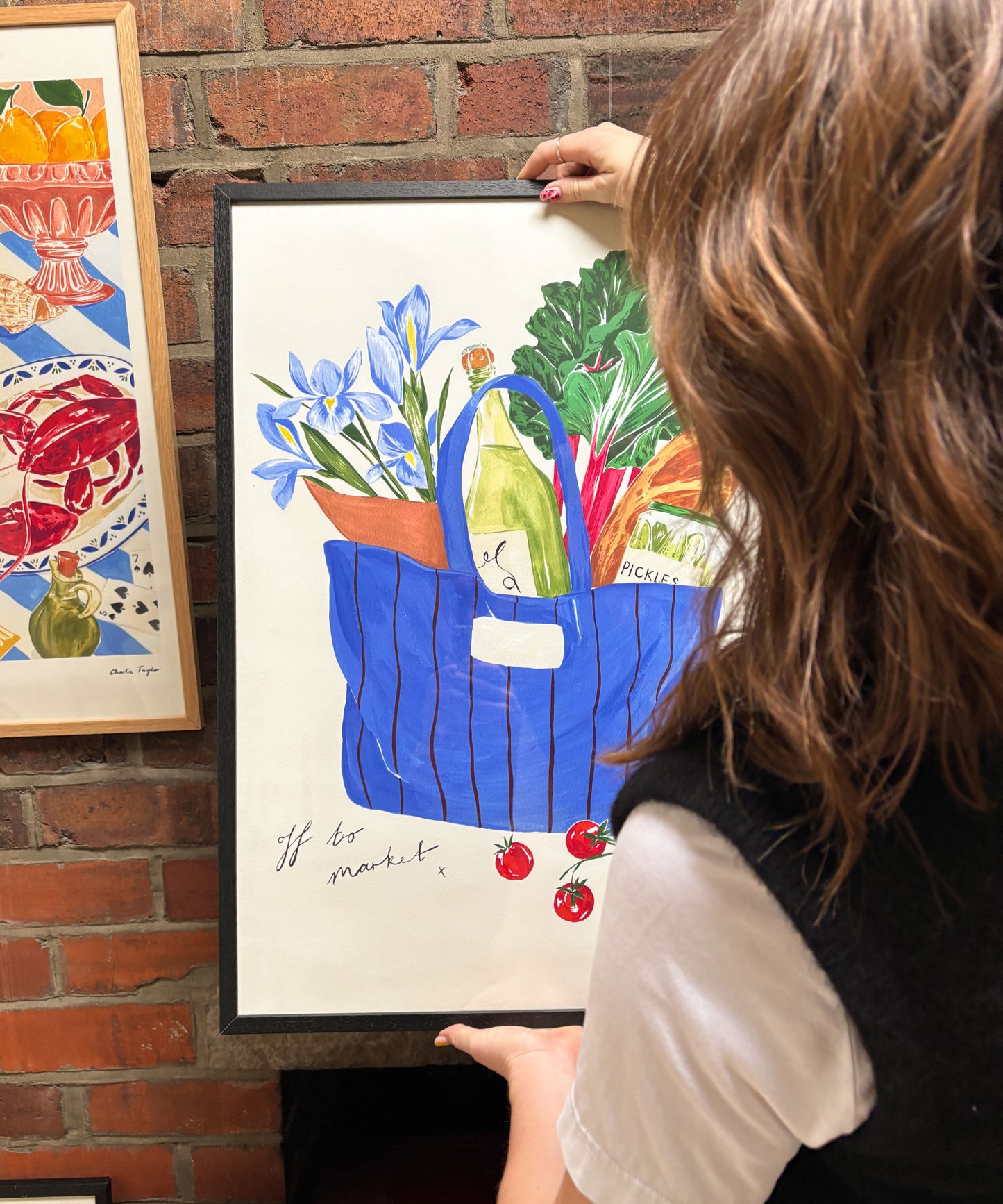 'Off to Market' Print