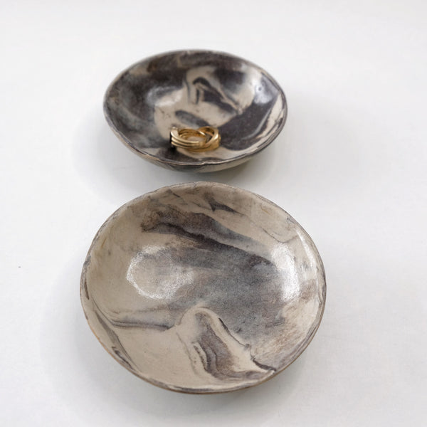 Mieke - Small Nerikomi Ceramic Trinket Set of 2