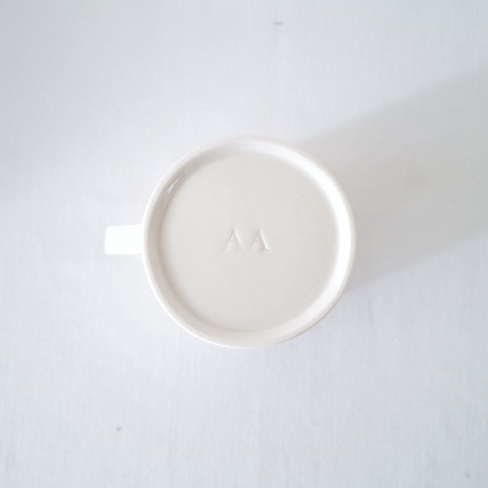 Large Mug in White - Loop Handle