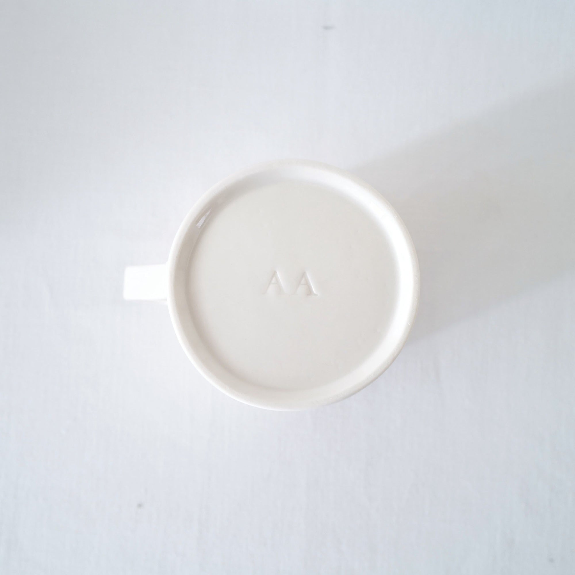 Large Mug in White - Loop Handle