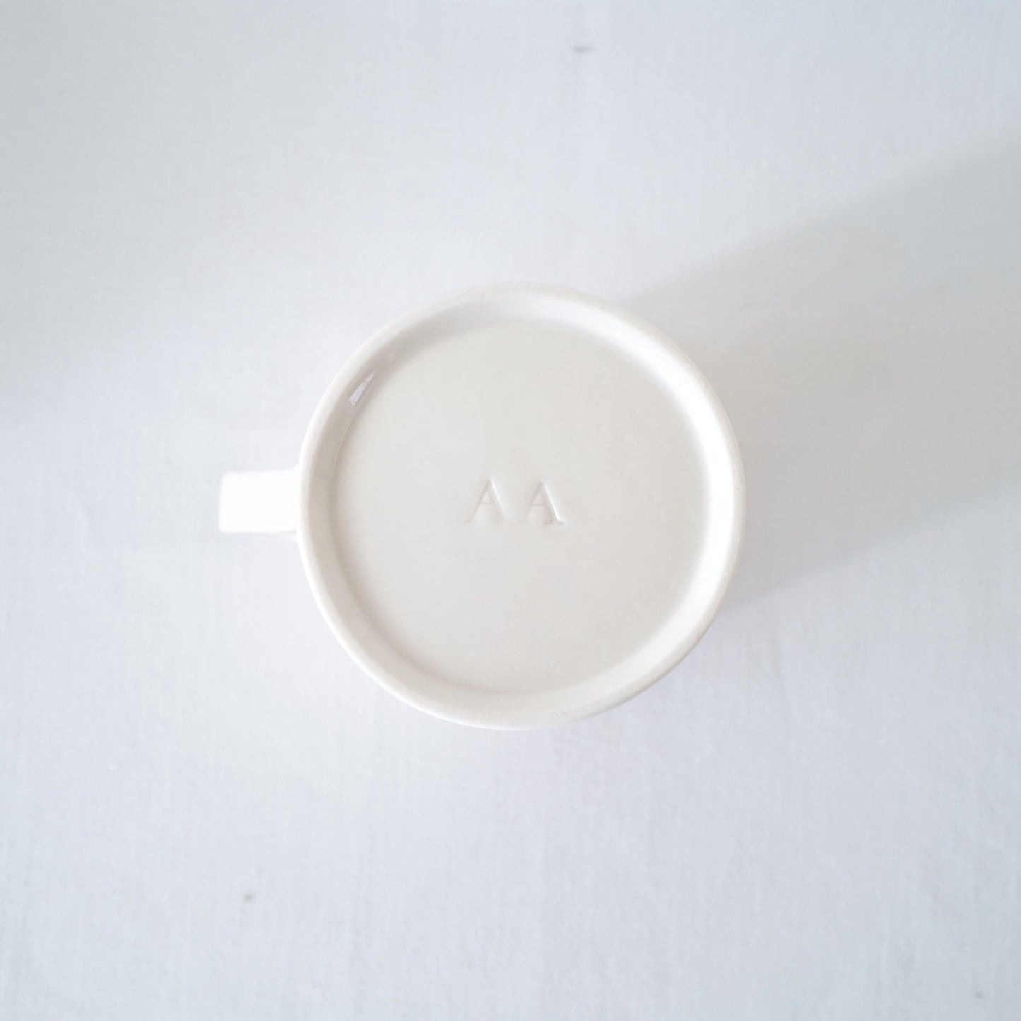 Large Mug in White - Loop Handle