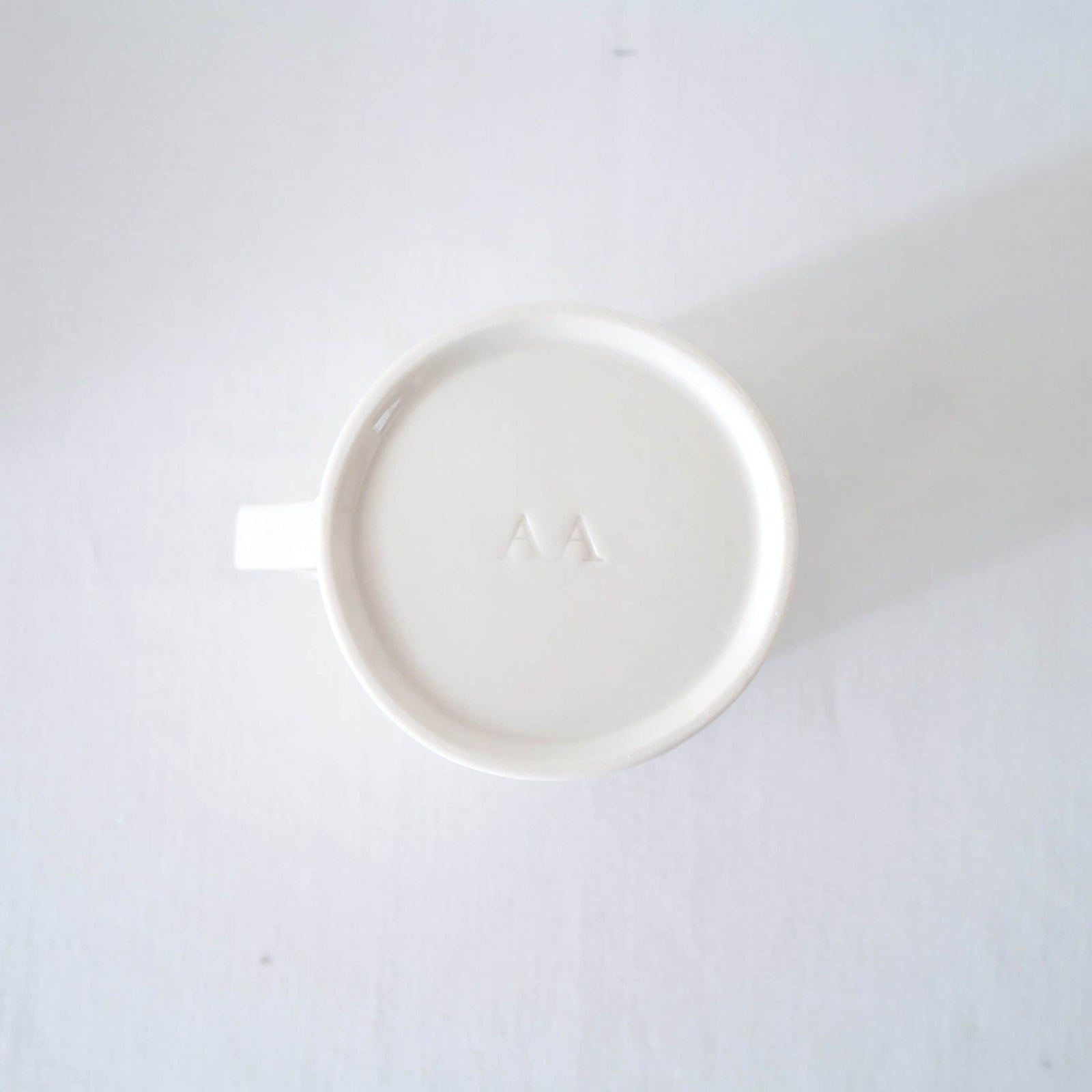 Large Mug in White - Loop Handle