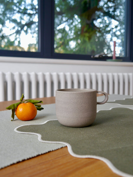 Curved Mug, Stone