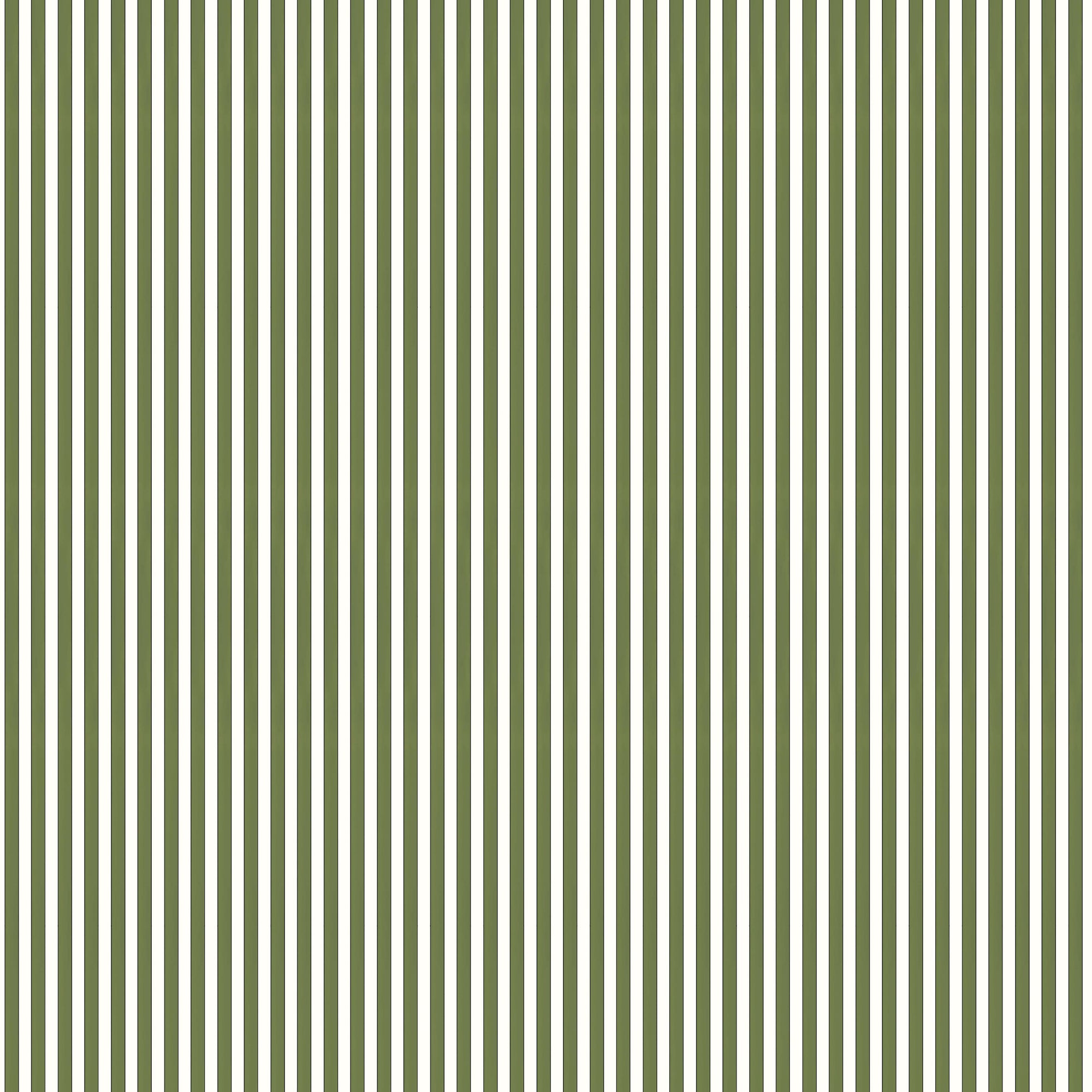 Tuscan Stripes Wallpaper - Green