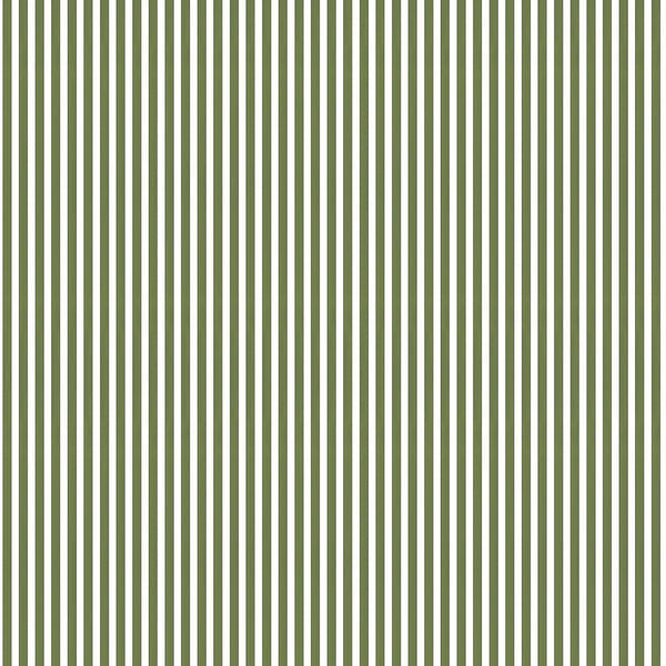 Tuscan Stripes Wallpaper - Green