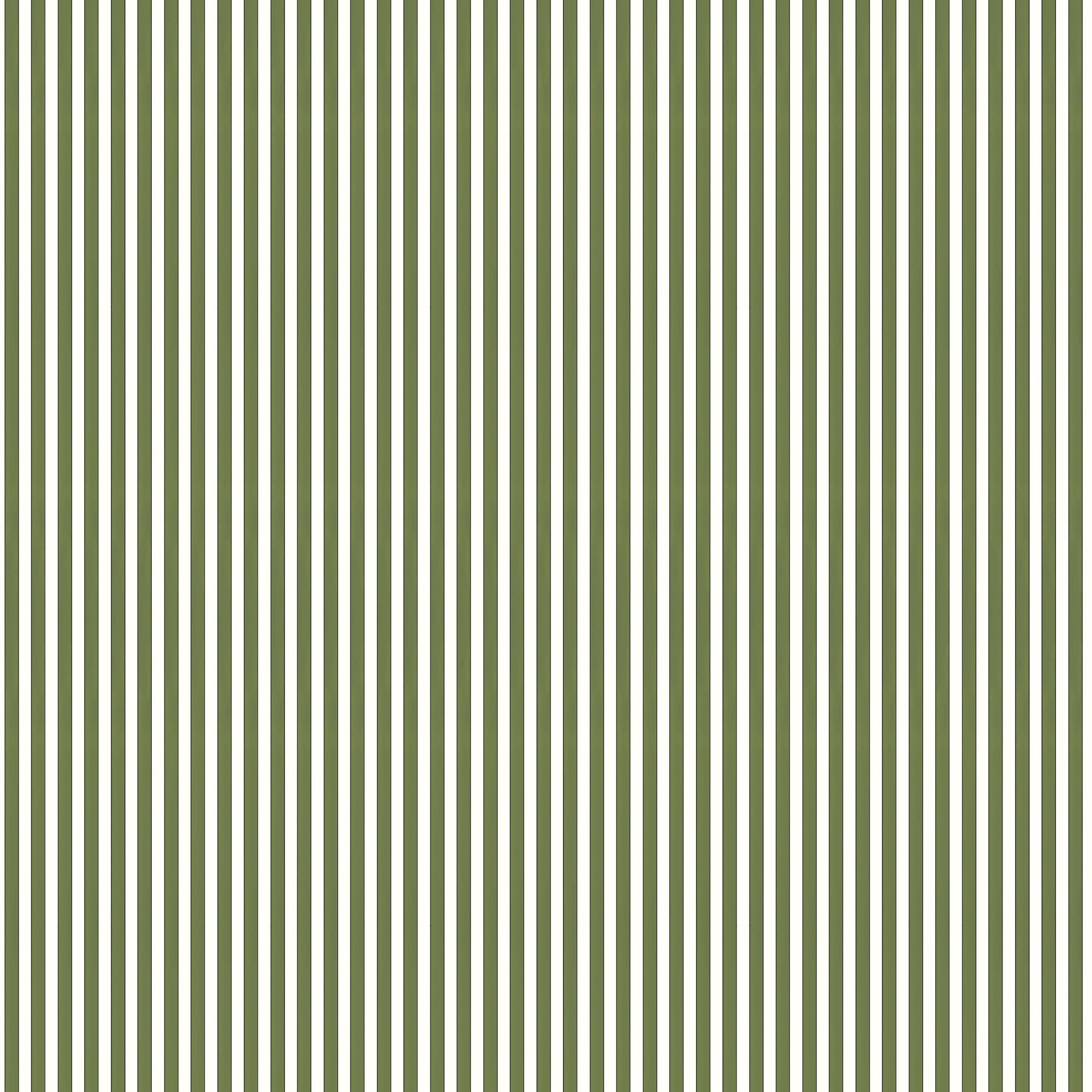 Tuscan Stripes Wallpaper - Green