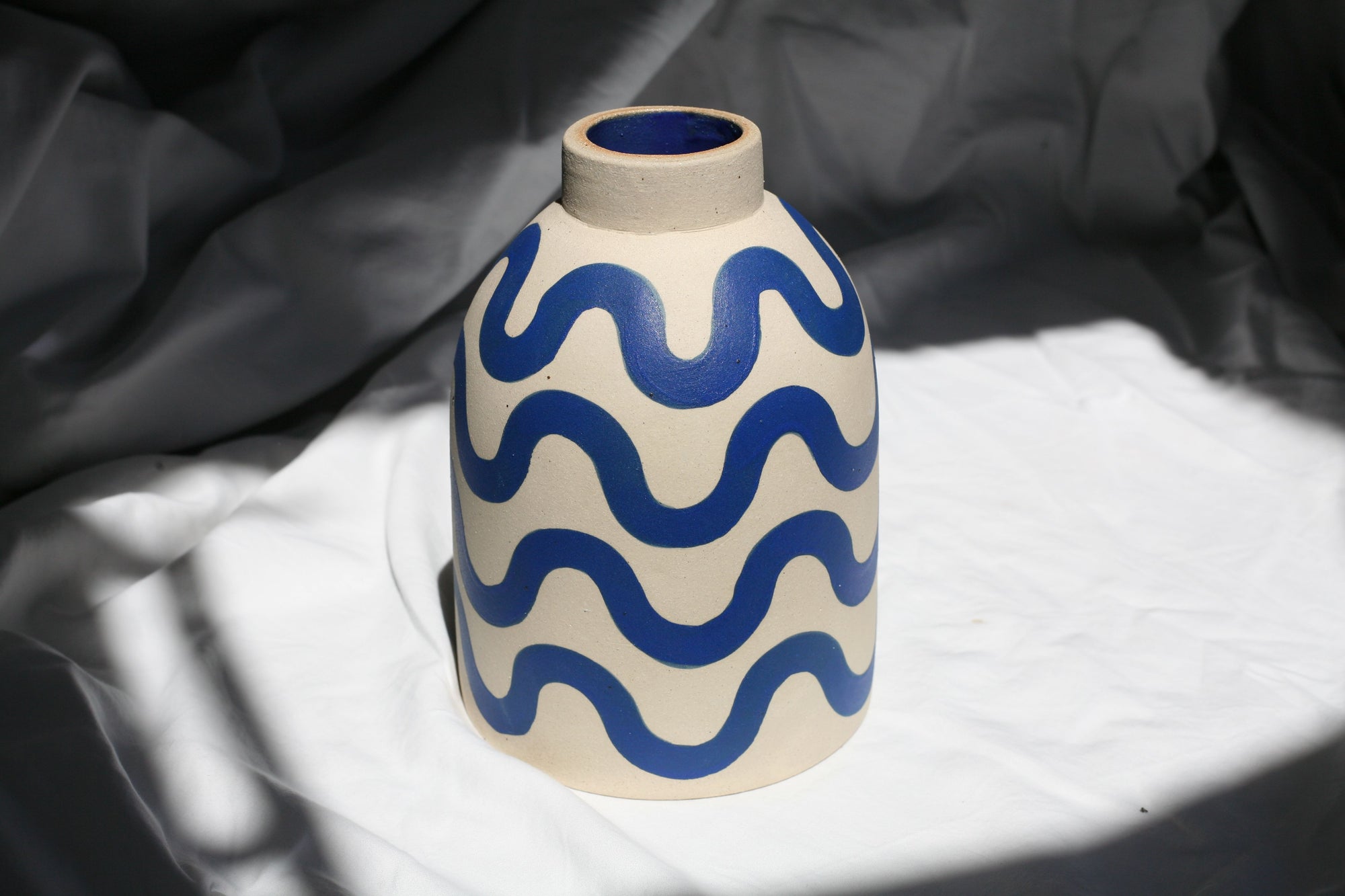 Beehive Vase in Wave