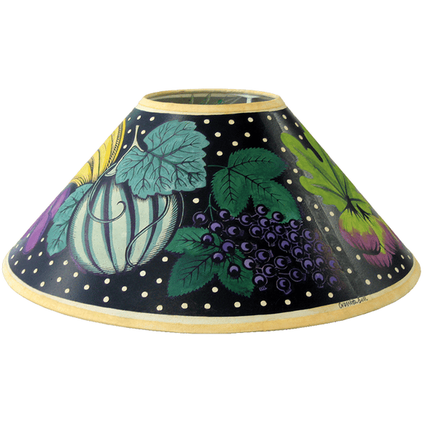 Tropical Fruit Hand Painted 14" Lampshade