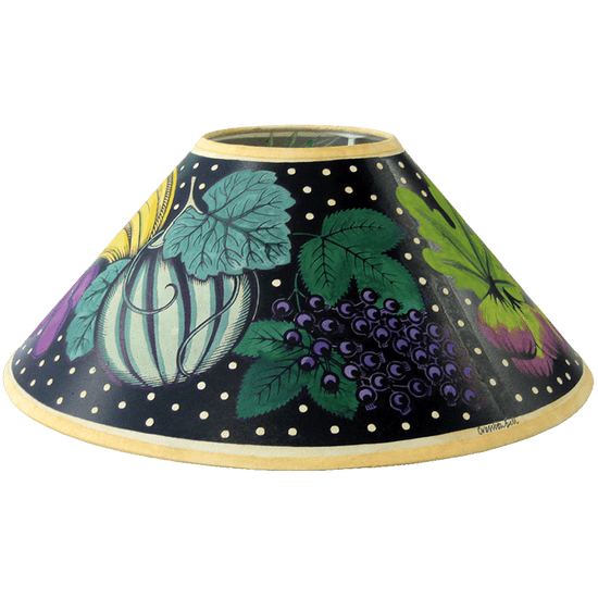 Tropical Fruit Hand Painted 14" Lampshade