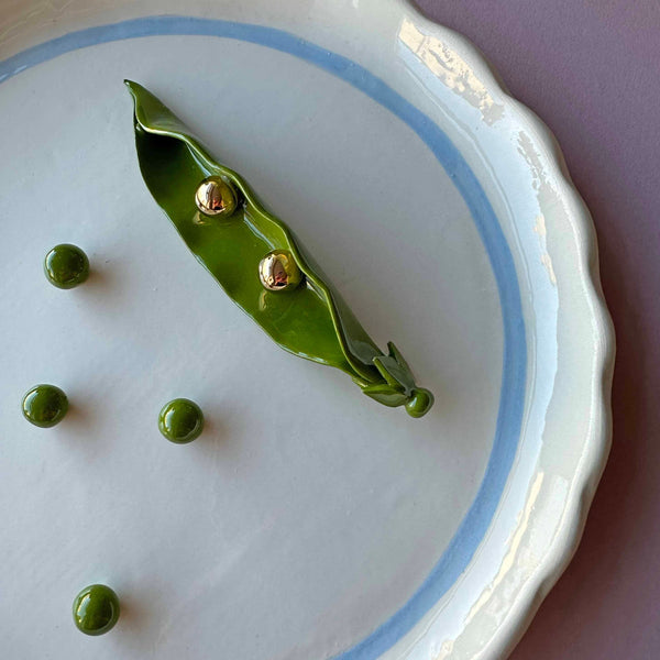 'Some Things ARE Meant to Pea' plate