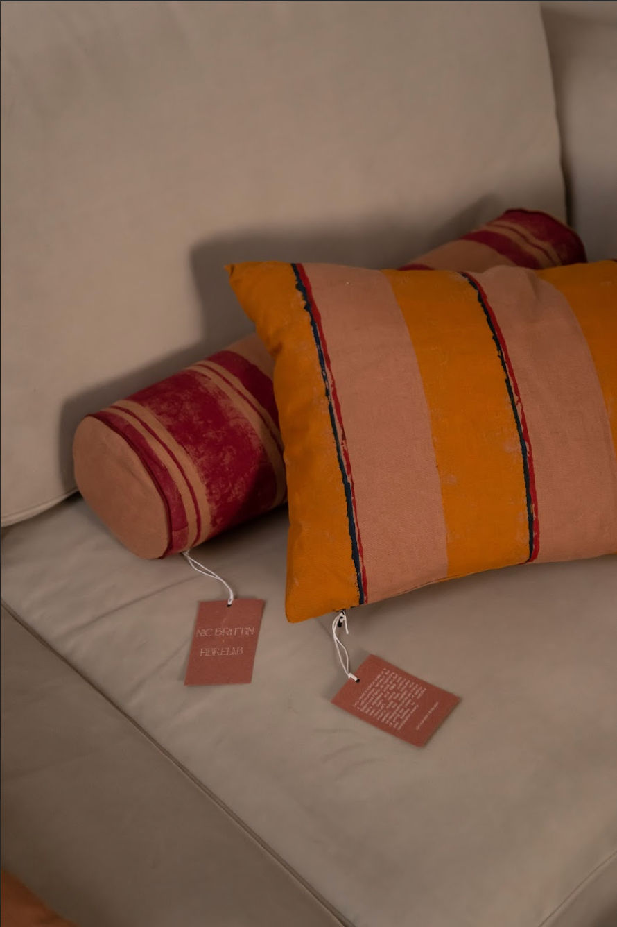 La Paz Terracotta Bolster Cushion