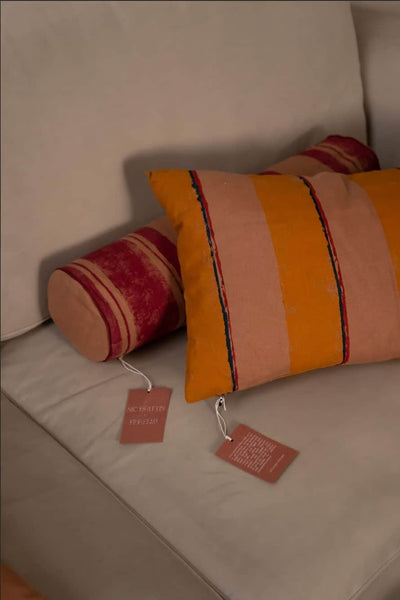 La Paz Terracotta Bolster Cushion