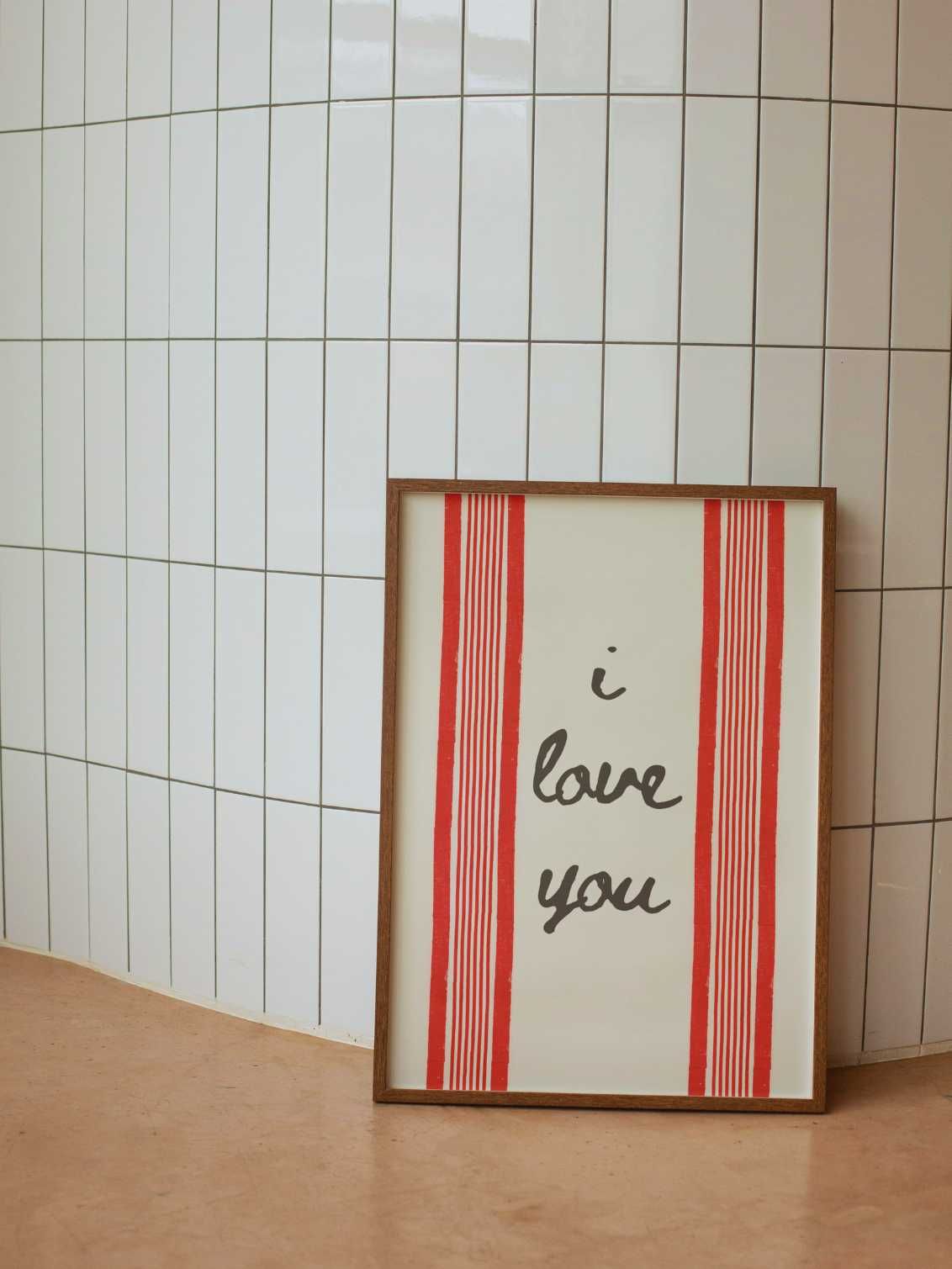 I Love You Print