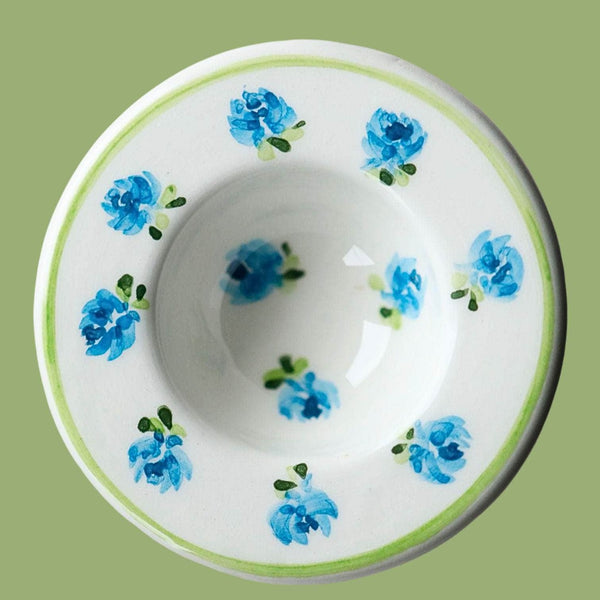 Ceramic Floral Egg Holders Set of Six