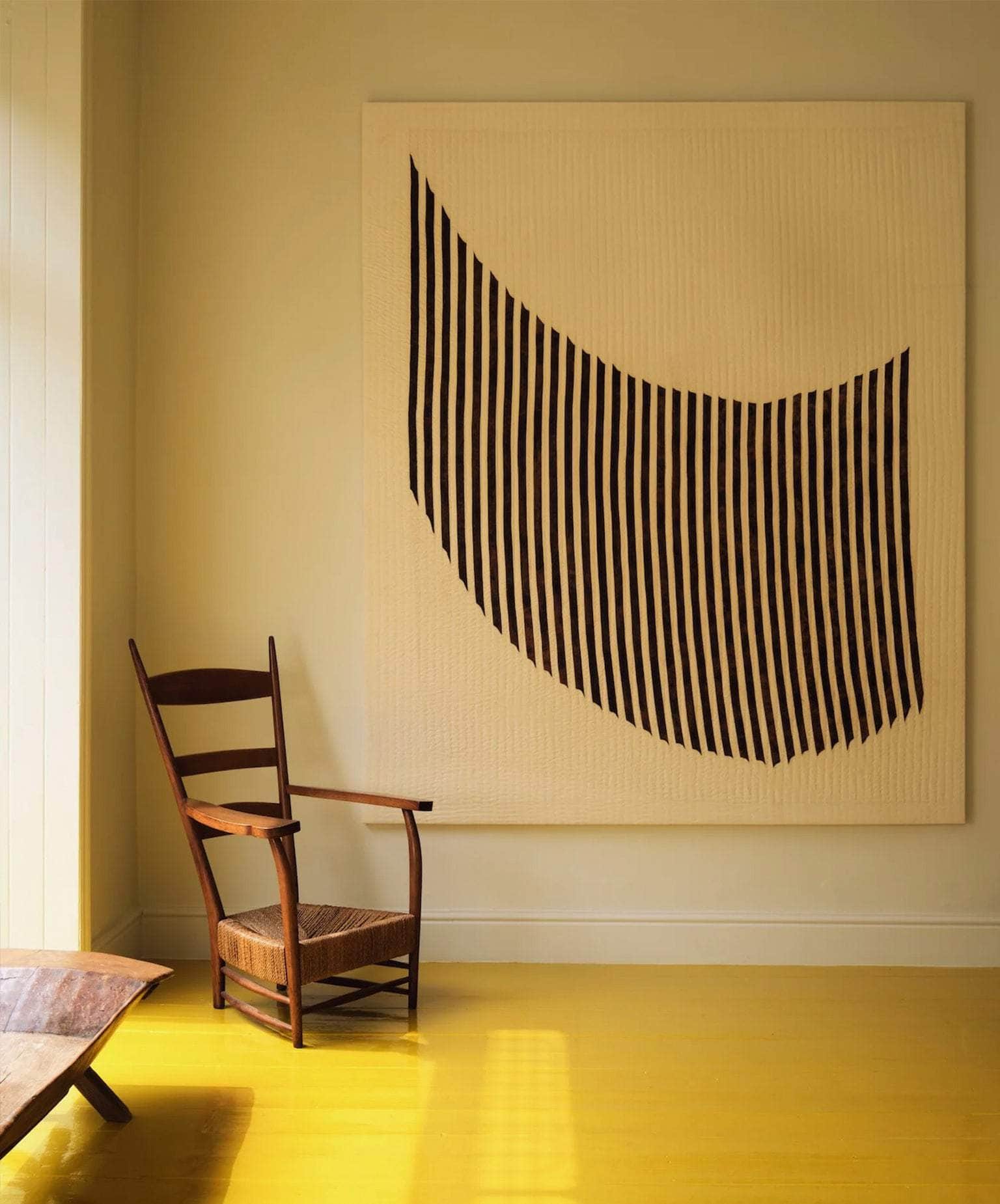 Interiors Fabric- Lucky Stripe in Espresso/Gold