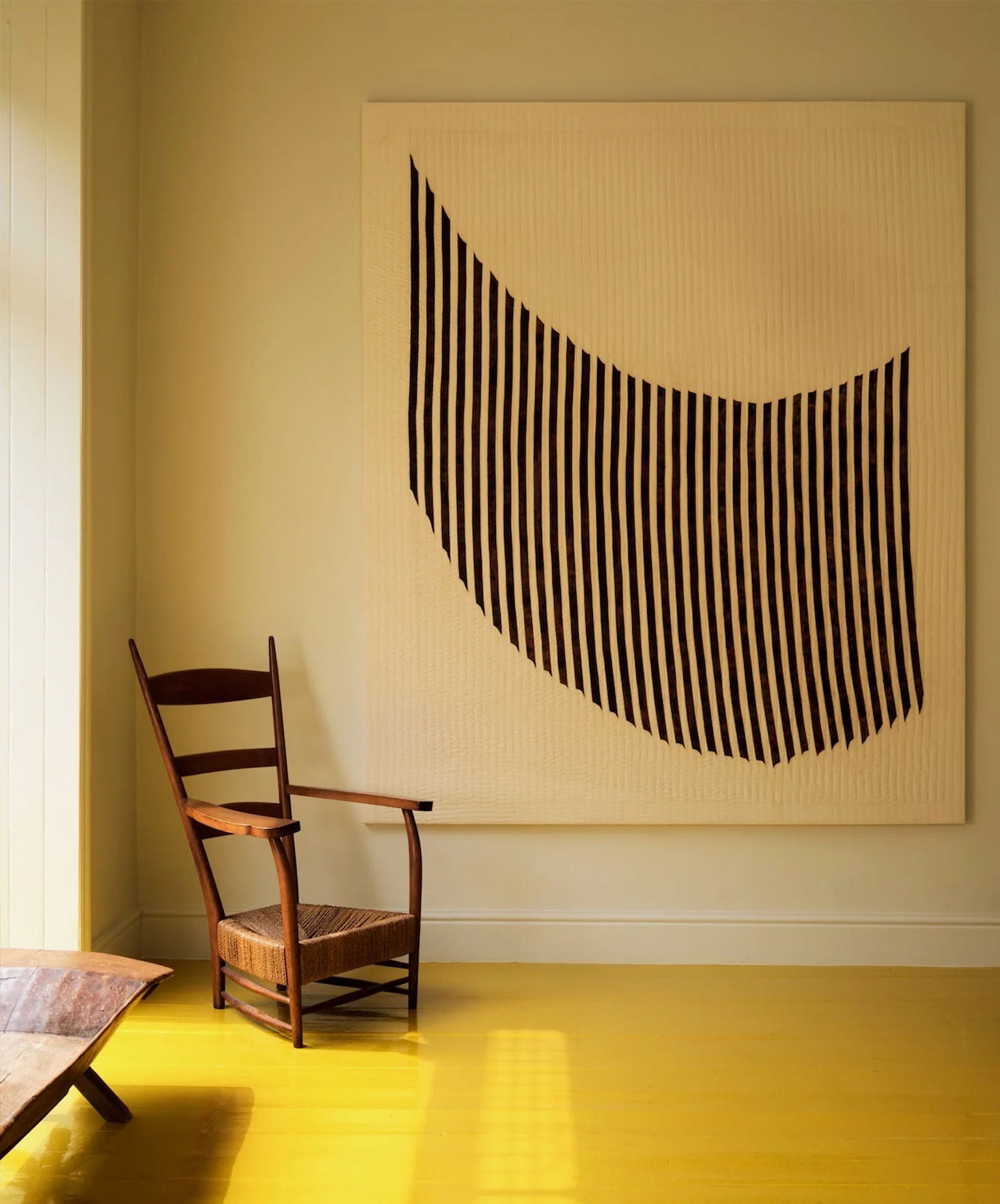 Interiors Fabric- Lucky Stripe in Espresso/Gold