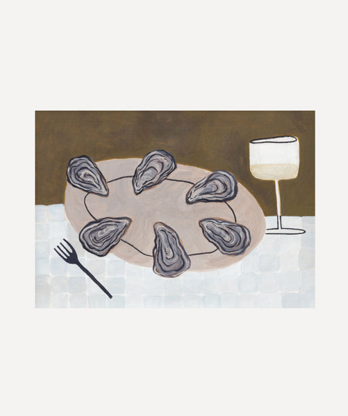 Half a Dozen Oysters Print