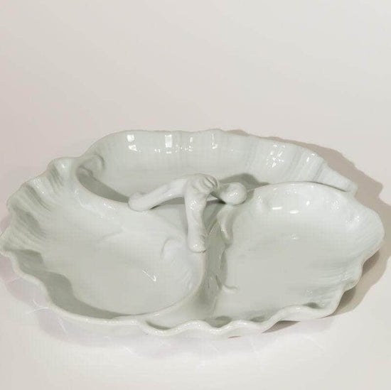 Vintage Limoges Porcelain Shell Platter