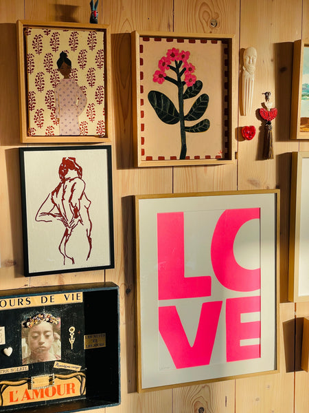 LOVE - Numbered & Signed Silk Screen Print