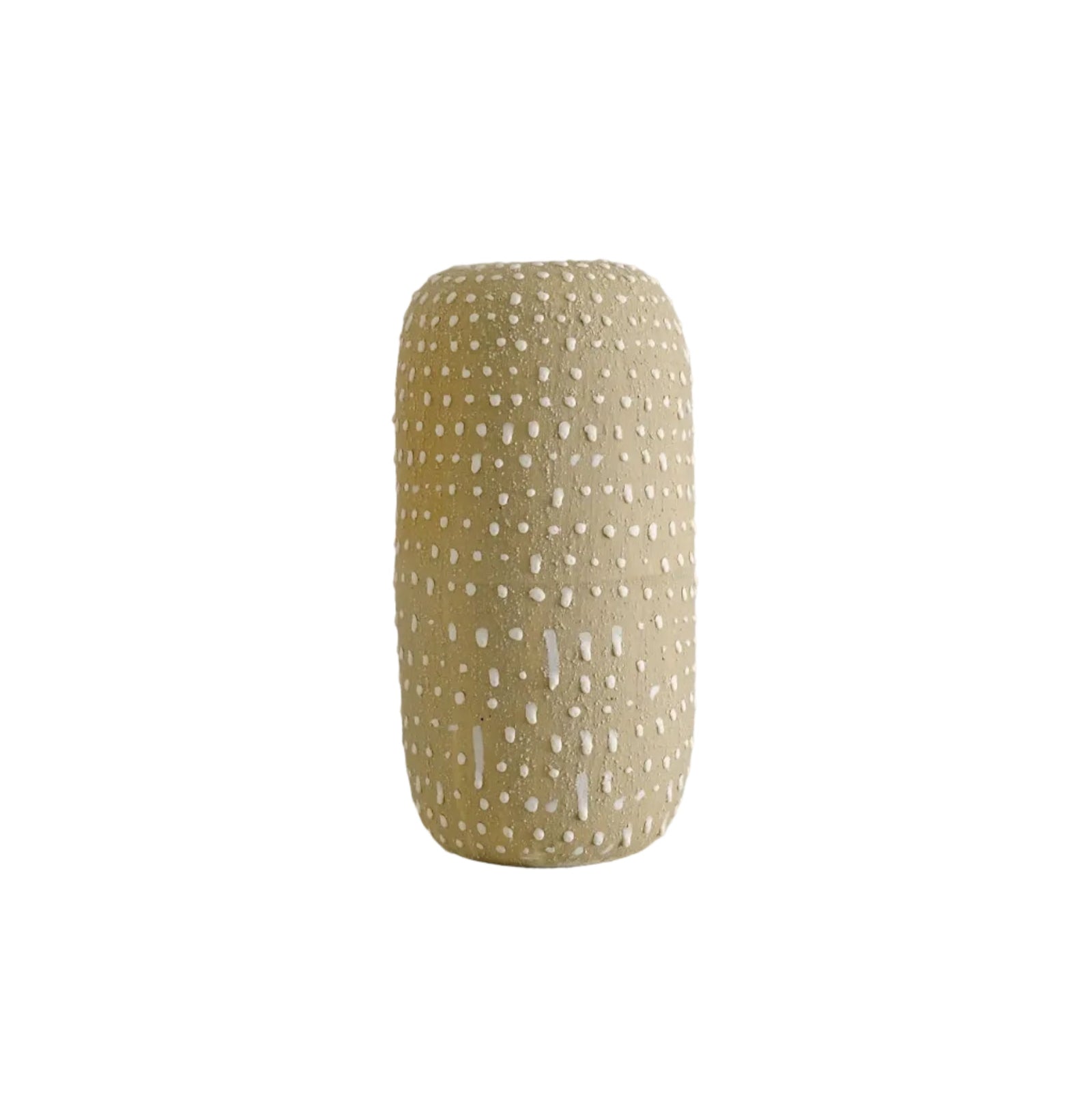 Eliana - Ceramic Vase - Beige with Dots