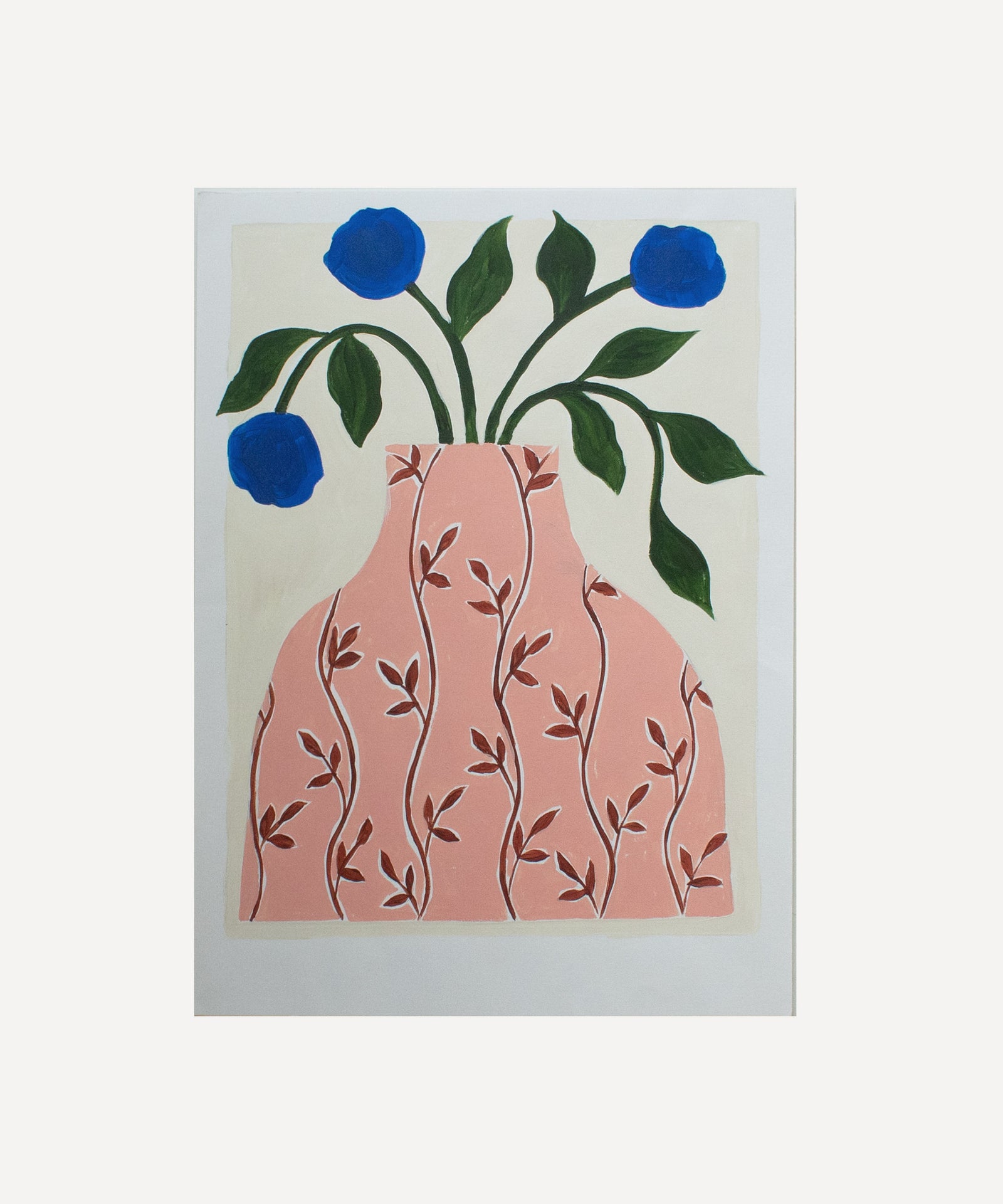 Blush and Blue- Original painting