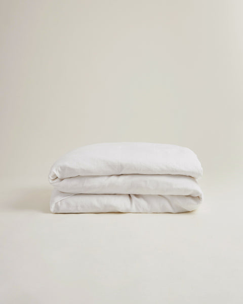Hemp Duvet Cover Pure White