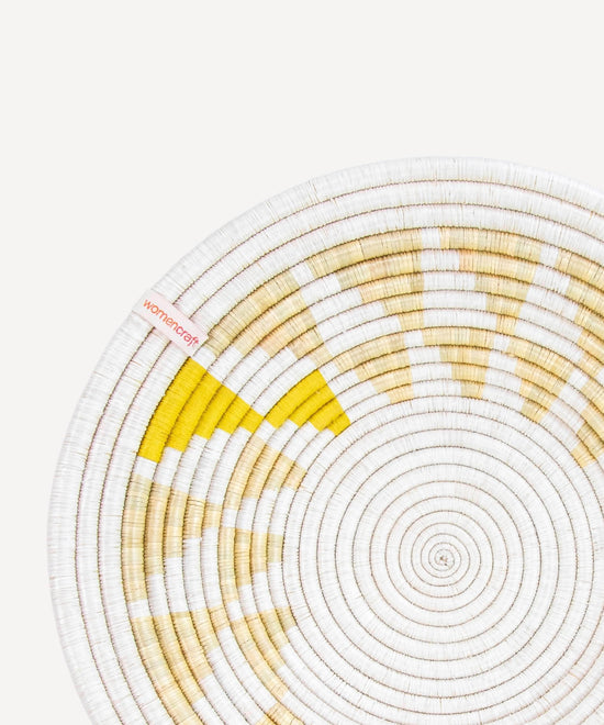 Inyabu Wall Basket - Yellow