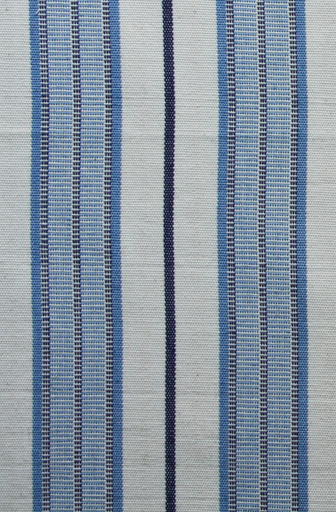 Aura Handwoven Stripe Fabric | Moonlit Current