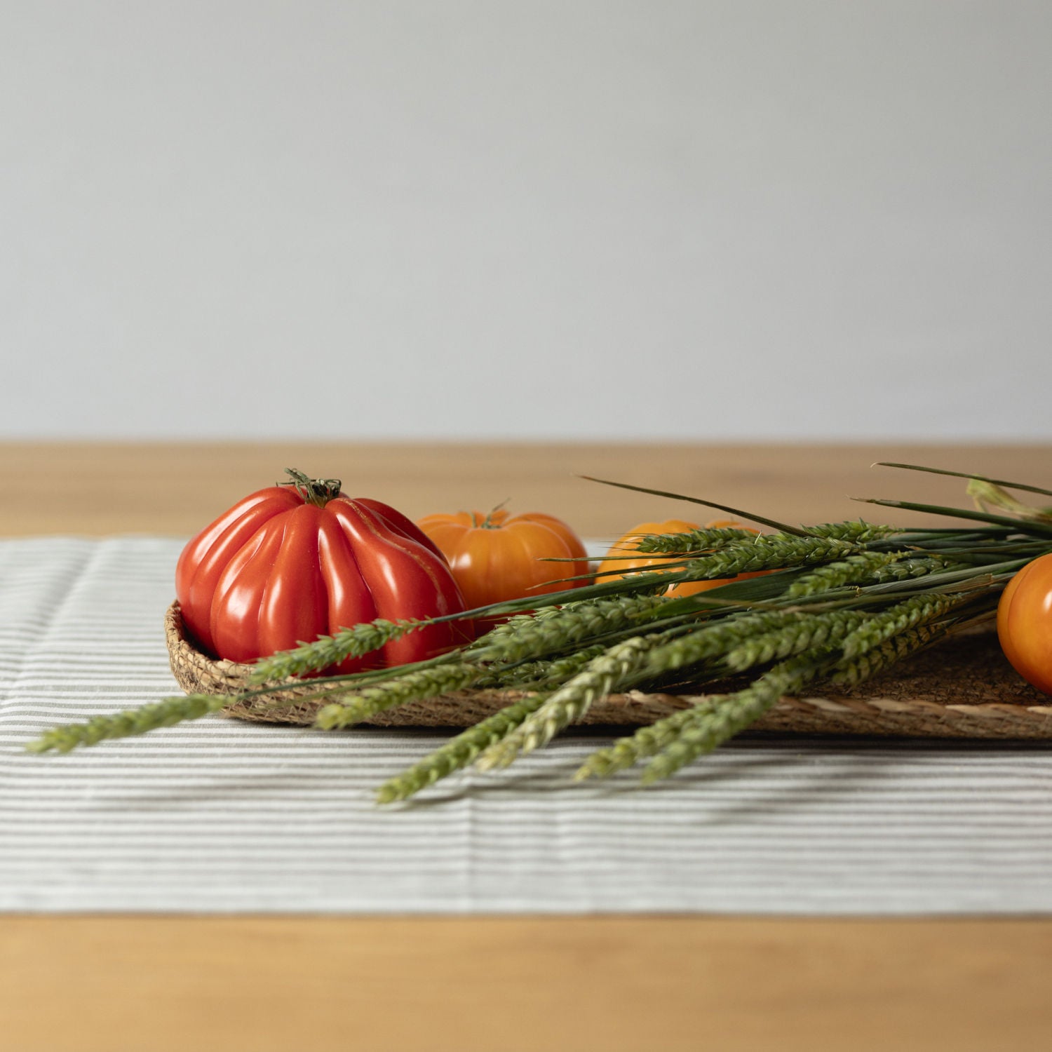 Grey Stripes Table Runner