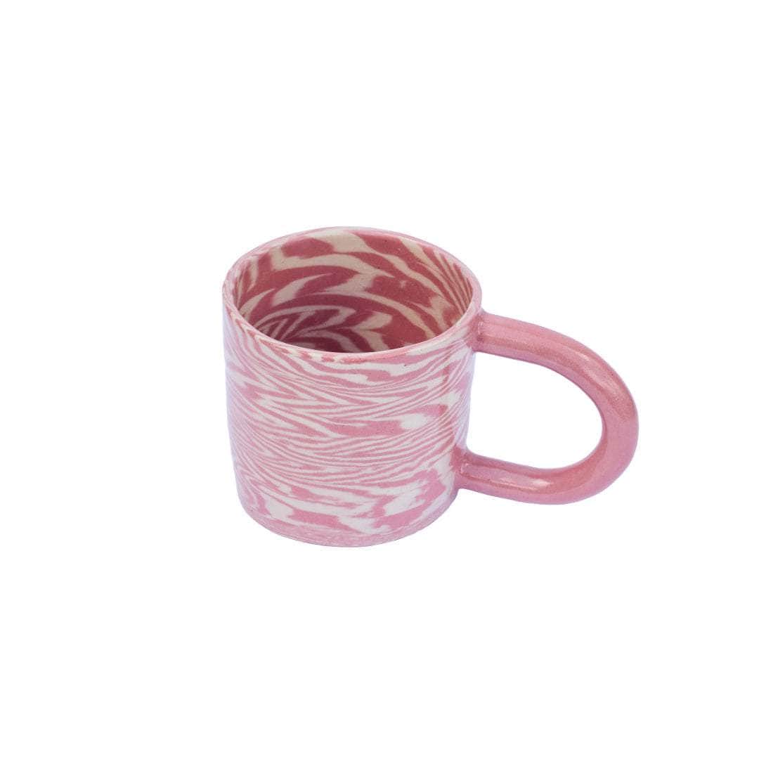Pink Herringbone Mug